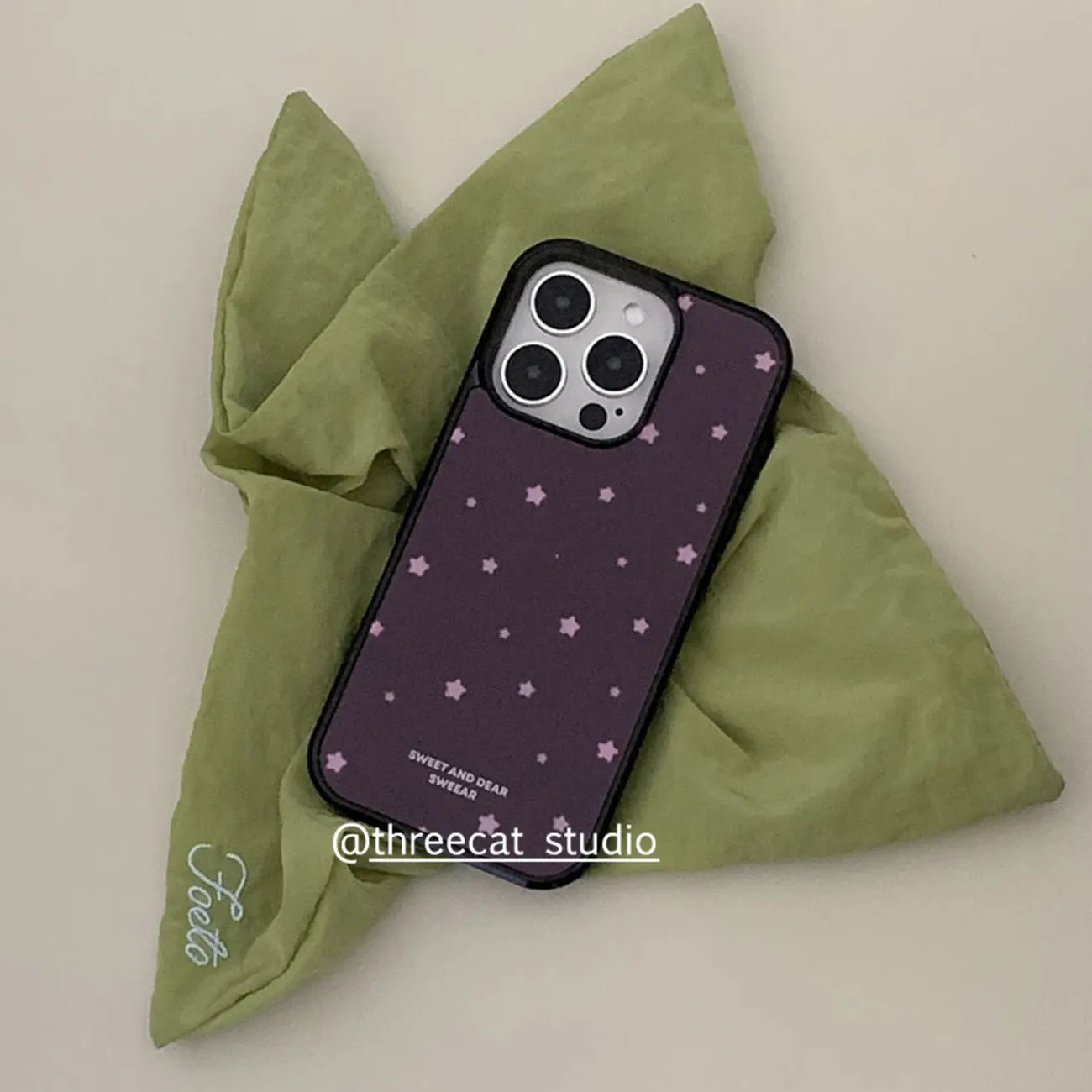 Phone Cases Rugged - Korea ins Full Screen Pink Stars