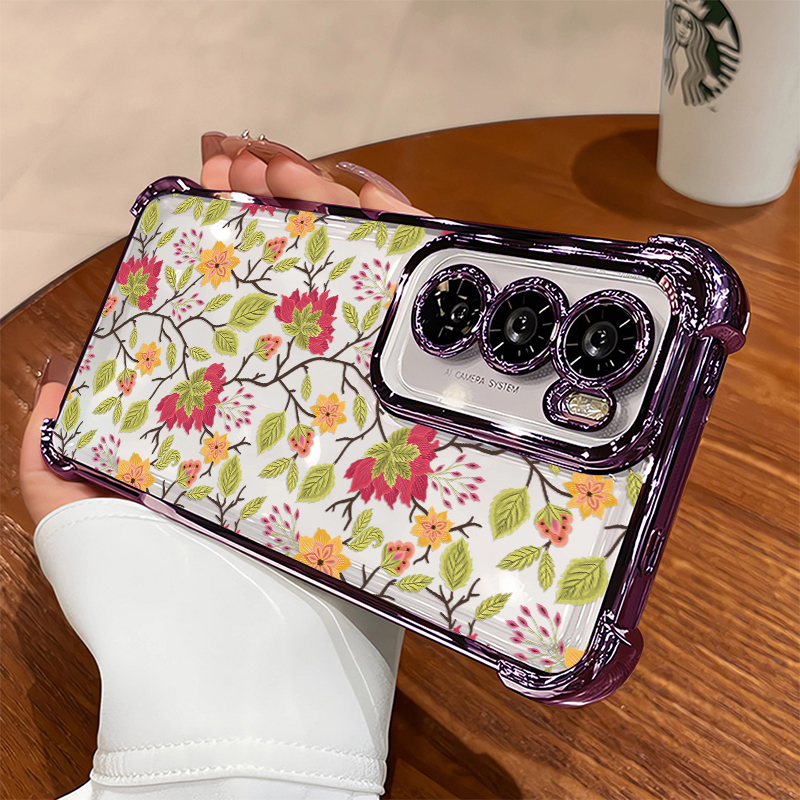 Luxury Plating Case - Plating Transparent Phone Case For Infinix