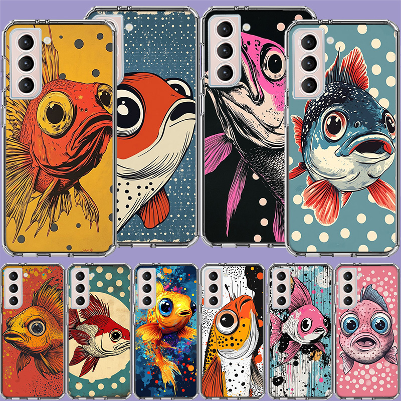 Phone Cases Drawing Ideas - Pop Art Drawing Ideas Fish Clear