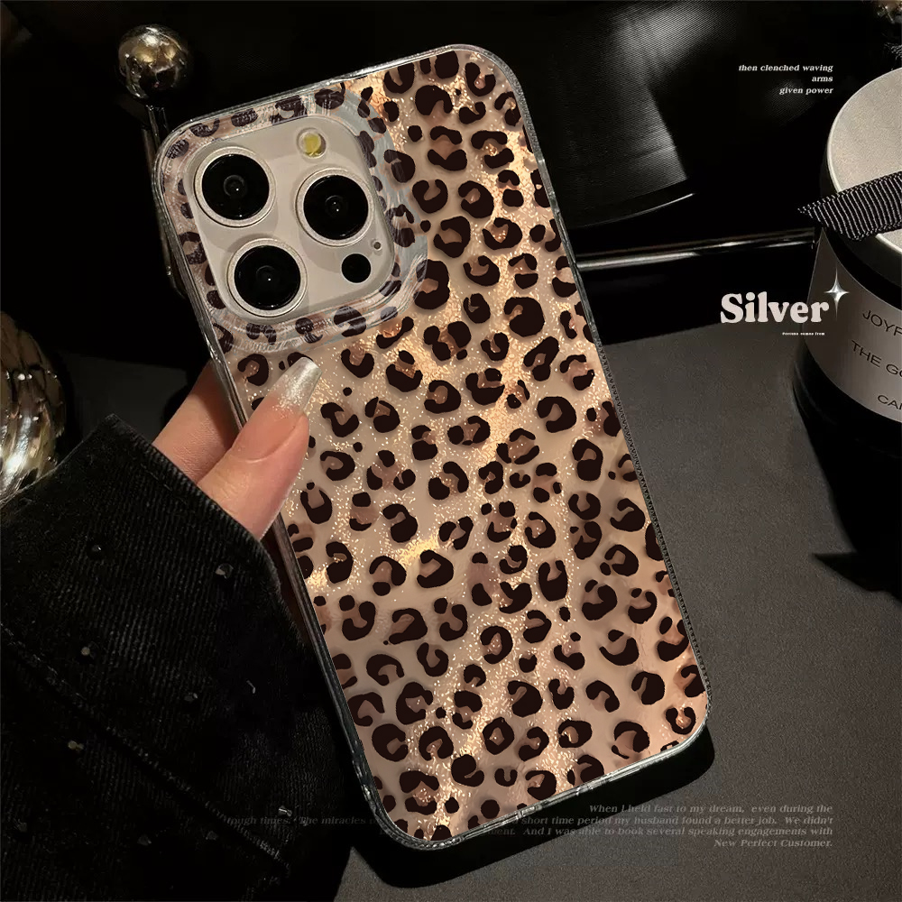 Phone Cases Galaxy S25 - Modern Leopard Phone Case For Samsung