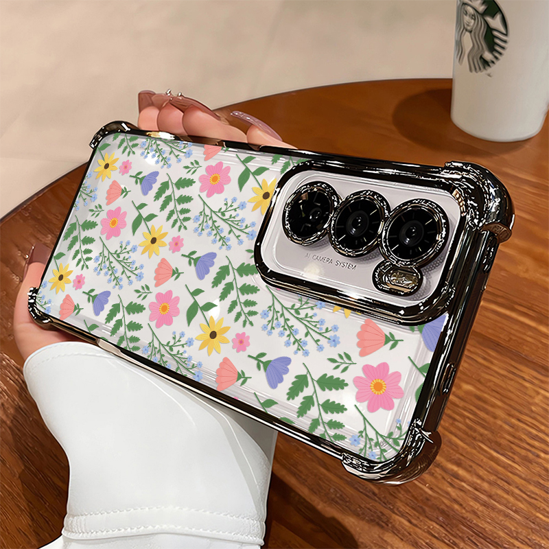 Luxury Plating Case - Shockproof Phone Case For OPPO A6X