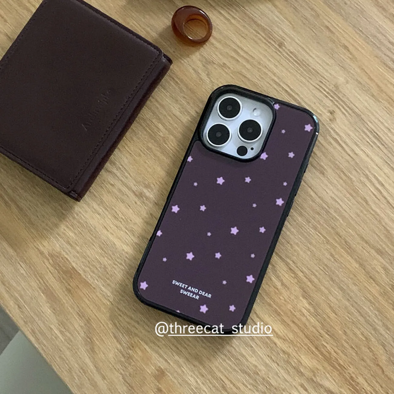 Korea ins Full Screen Pink Sta - Phone Cases Rugged 评论和价格