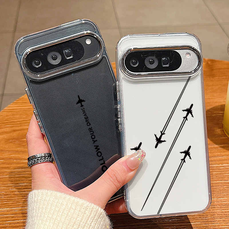 Airplane Line Pattern TPU Phon - Phone Cases Google Pixel 9 评论和价格