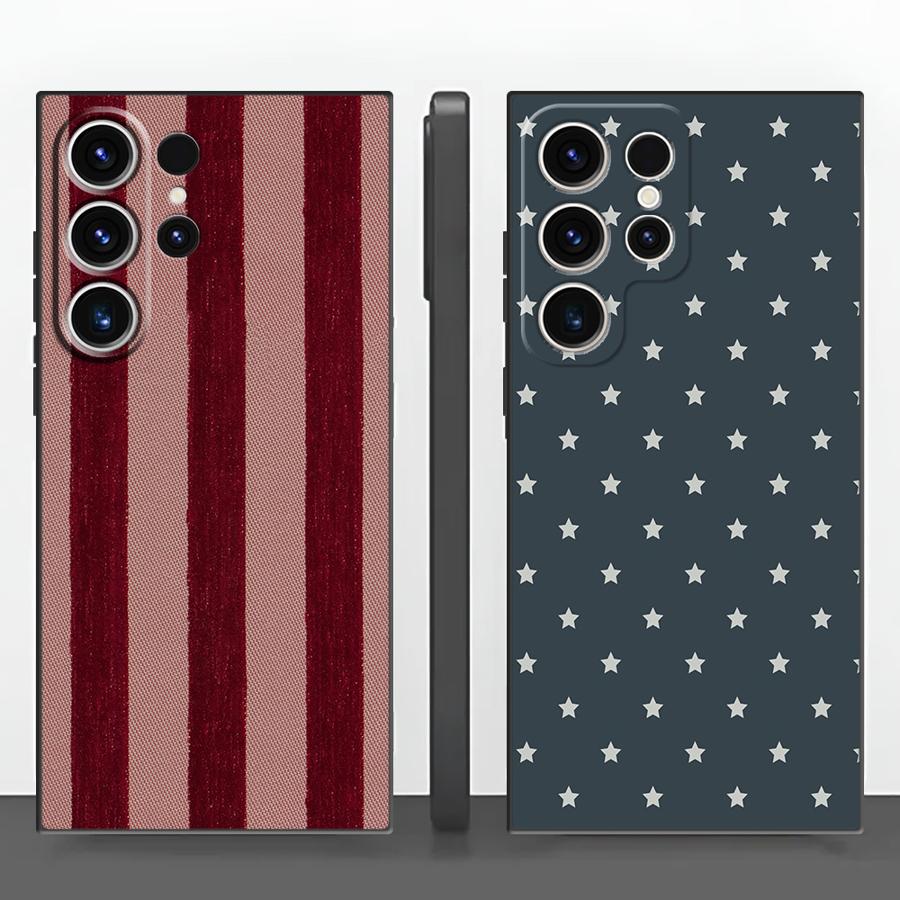Retro Polka Dots Funda Phone C - Phone Cases Galaxy S25 评论和价格