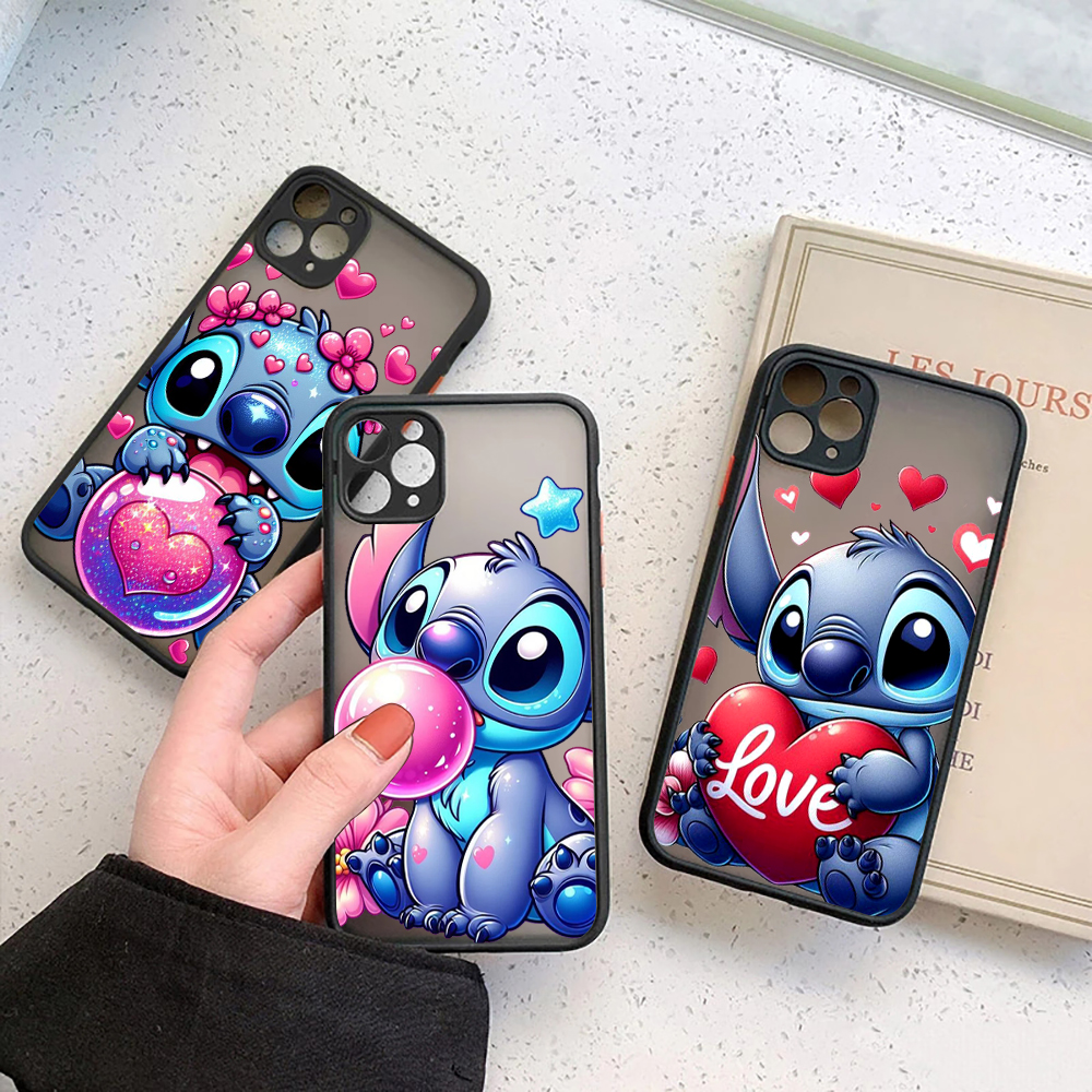 Cute Stitch Love Matte Translu - Phone Cases Rugged 评论和价格