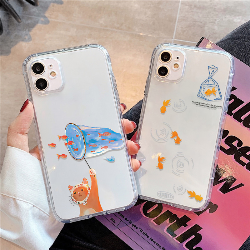 Lovely Fishes Clear Phone Case - Phone Cases Iphone 15 评论和价格