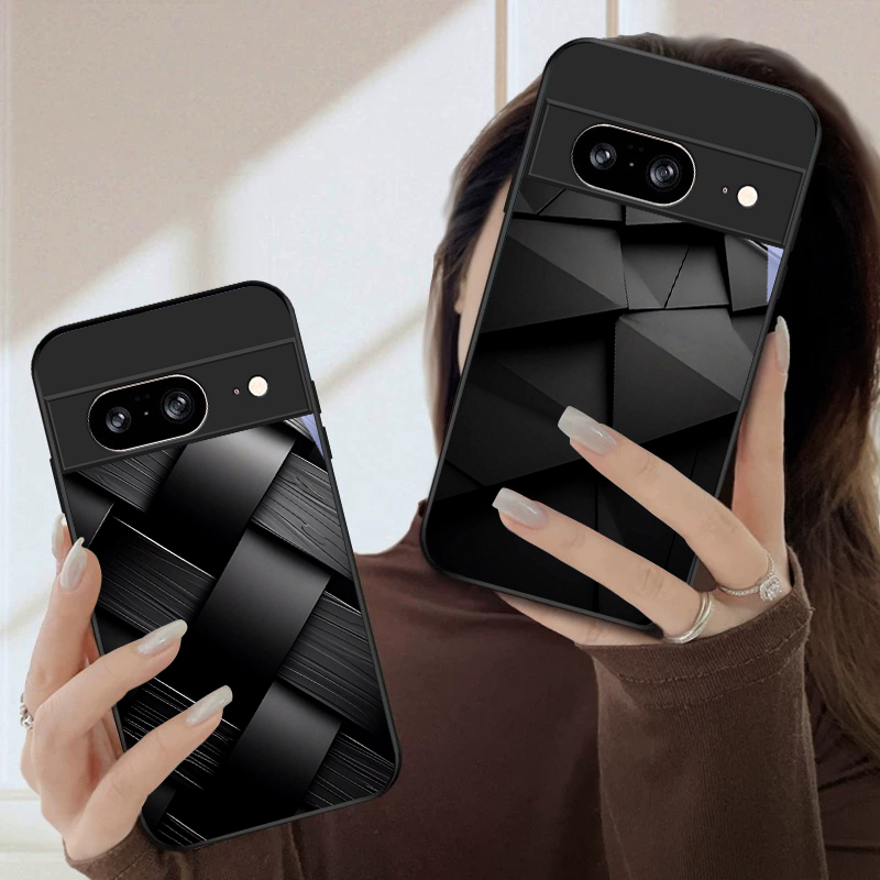 Dark geometric texture For Goo - Phone Cases Google Pixel 9 评论和价格