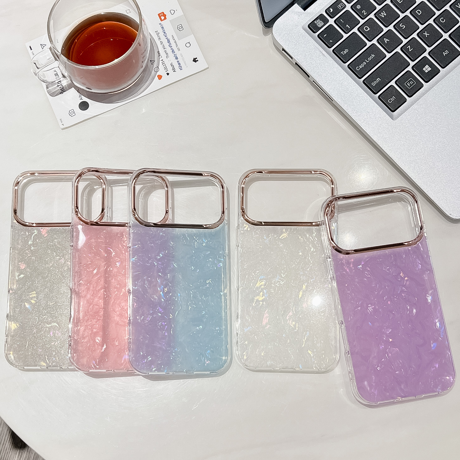 Luxury Candy Aurora Shell Patt - Luxury Plating Case 评论和价格