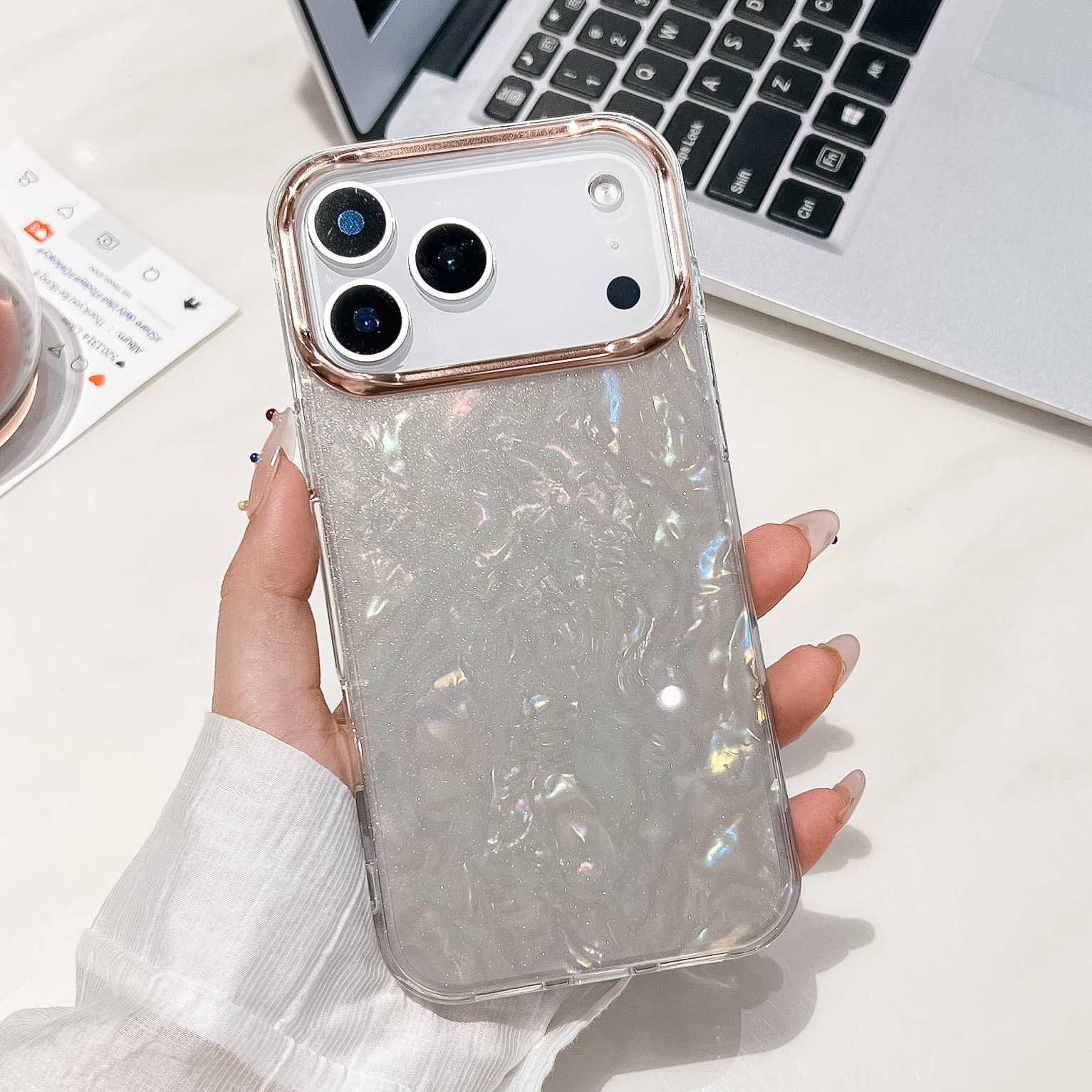 Luxury Candy Aurora Shell Patt - Luxury Plating Case 评论和价格