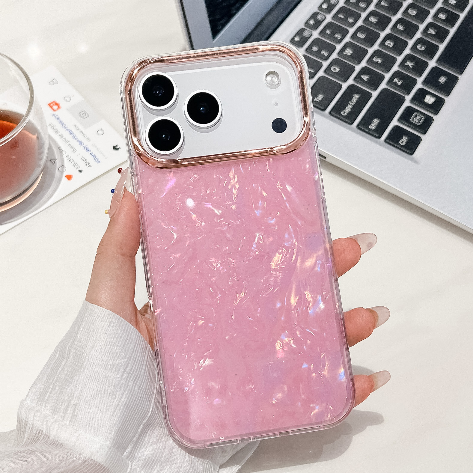Luxury Candy Aurora Shell Patt - Luxury Plating Case 评论和价格