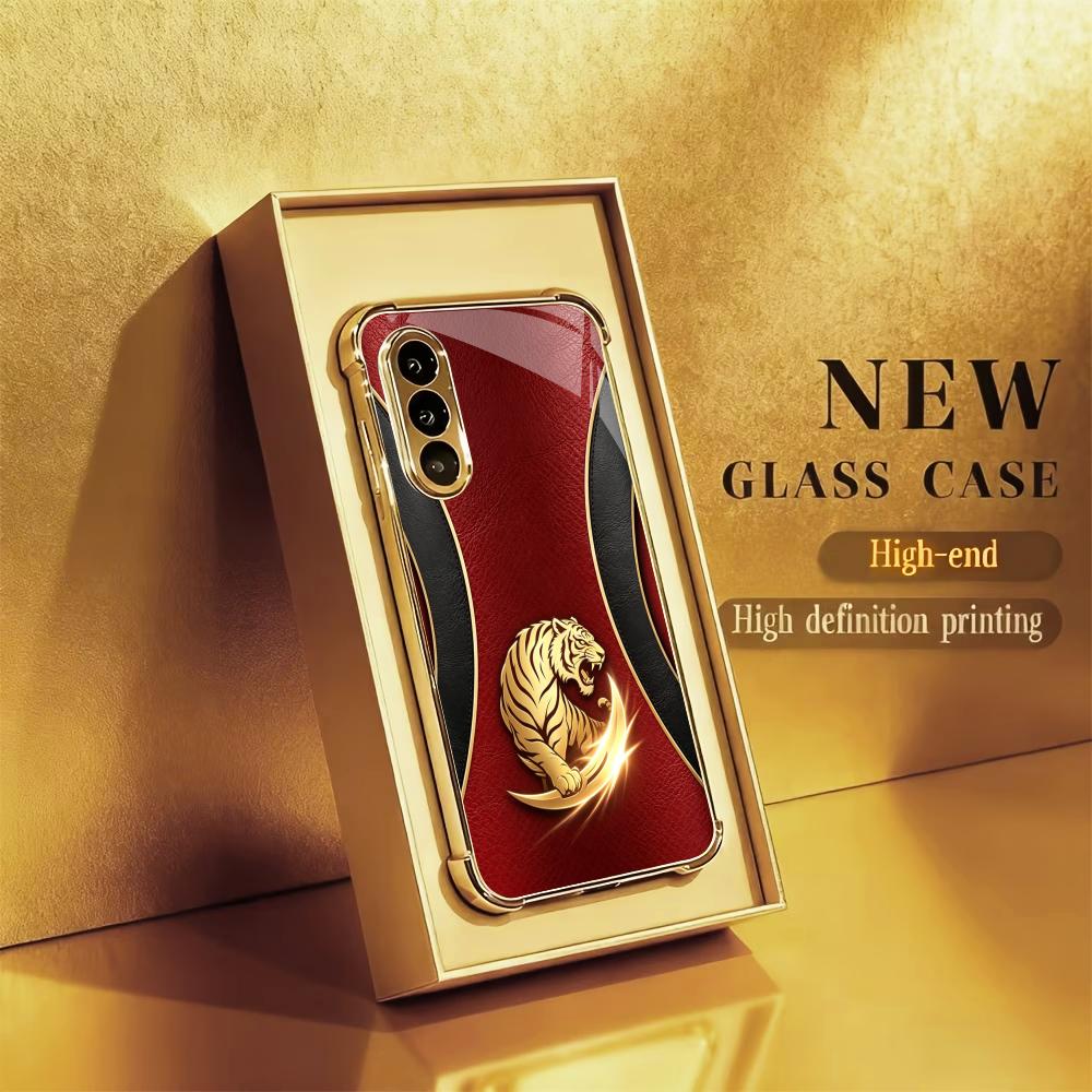 Luxurious Fashion Golden tiger - Phone Cases Quad Lock 评论和价格