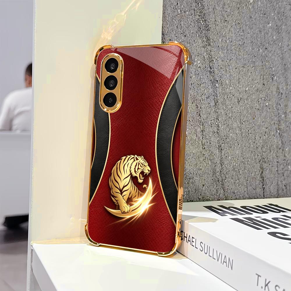Luxurious Fashion Golden tiger - Phone Cases Quad Lock 评论和价格