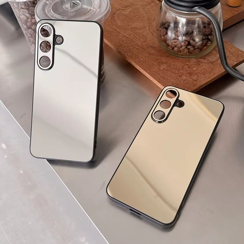 Luxury Make UP Mirror Phone Ca - Luxury Plating Case 评论和价格