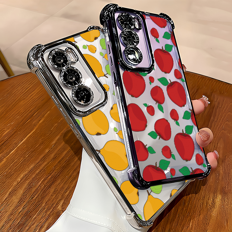 Apples Fruits Pattern Phone Ca - Luxury Plating Case 评论和价格