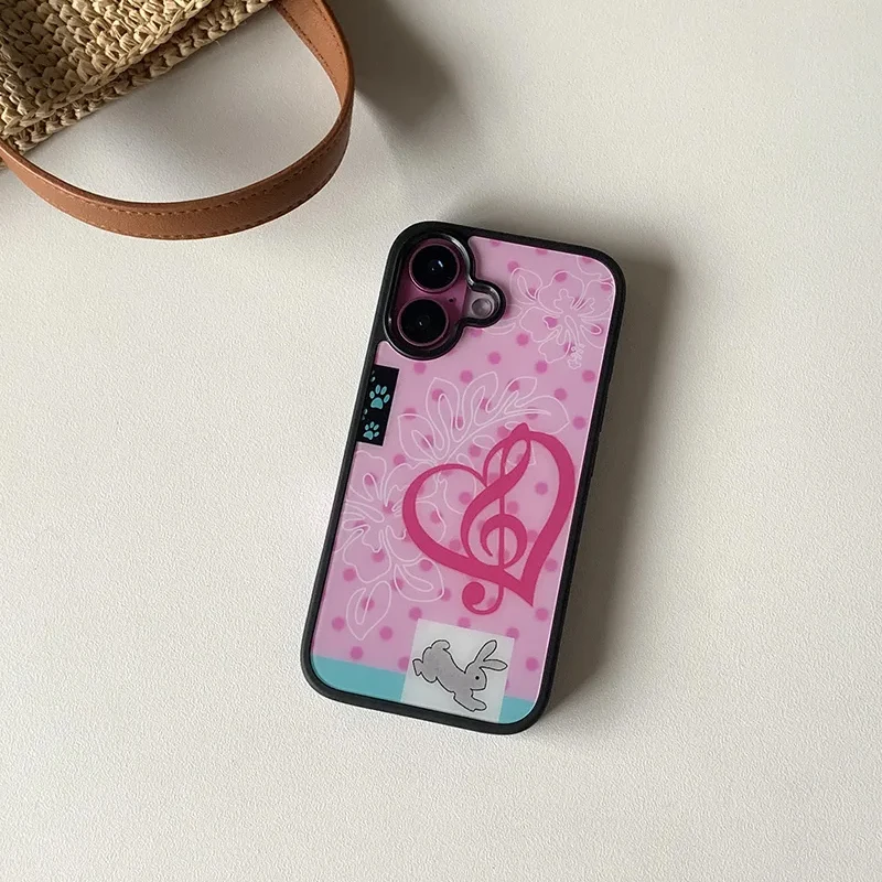 Fashion Cute Girl Pink Rabbit  - Phone Cases For Girls 评论和价格