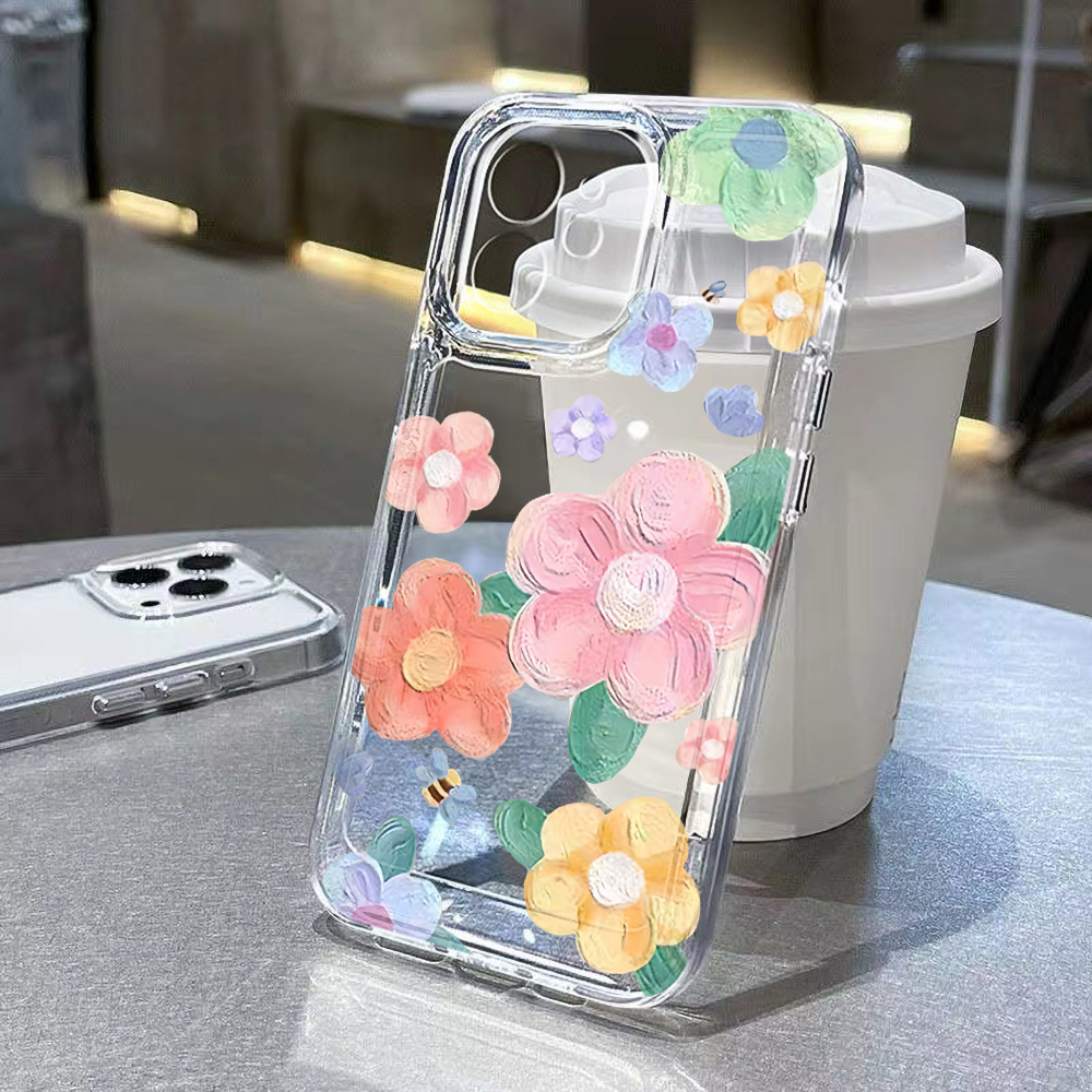 Pastel Floral Clear Case For i - Phone Cases Rugged 评论和价格