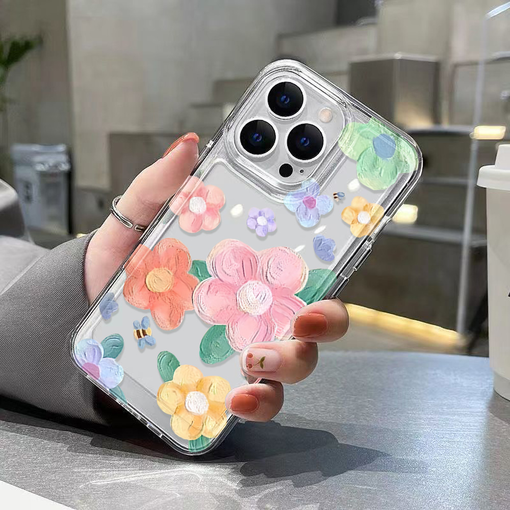 Pastel Floral Clear Case For i - Phone Cases Rugged 评论和价格