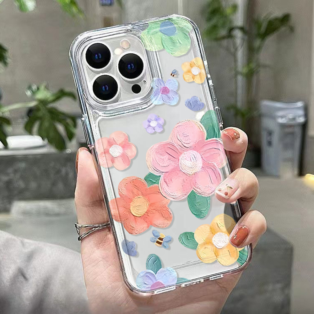 Pastel Floral Clear Case For i - Phone Cases Rugged 评论和价格