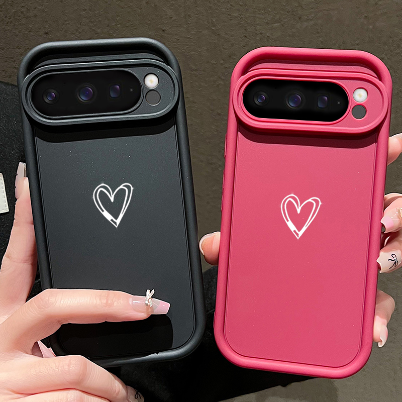 Simple Love Pattern Soft Case  - Phone Cases Google Pixel 9 评论和价格