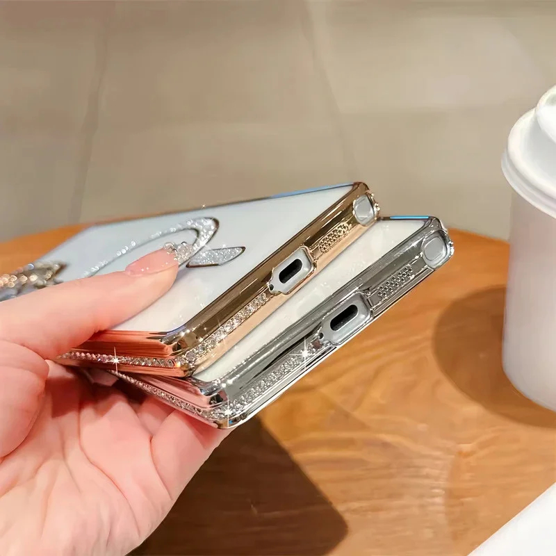 Luxury Glitter Rhinestone Magn - Luxury Plating Case 评论和价格