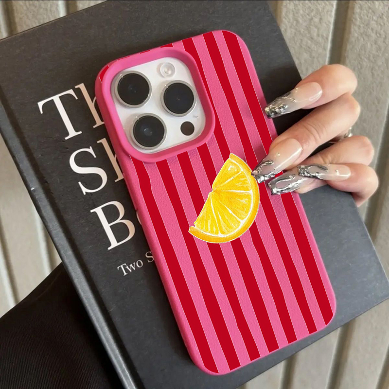 Fashion Lemon Pattern TPU Sili - Phone Cases Iphone 15 评论和价格
