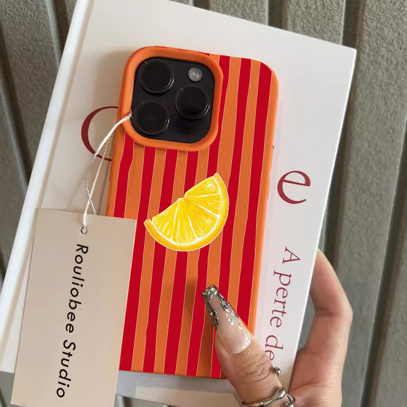 Fashion Lemon Pattern TPU Sili - Phone Cases Iphone 15 评论和价格