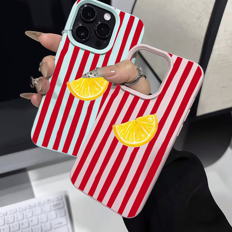 Fashion Lemon Pattern TPU Sili - Phone Cases Iphone 15 评论和价格