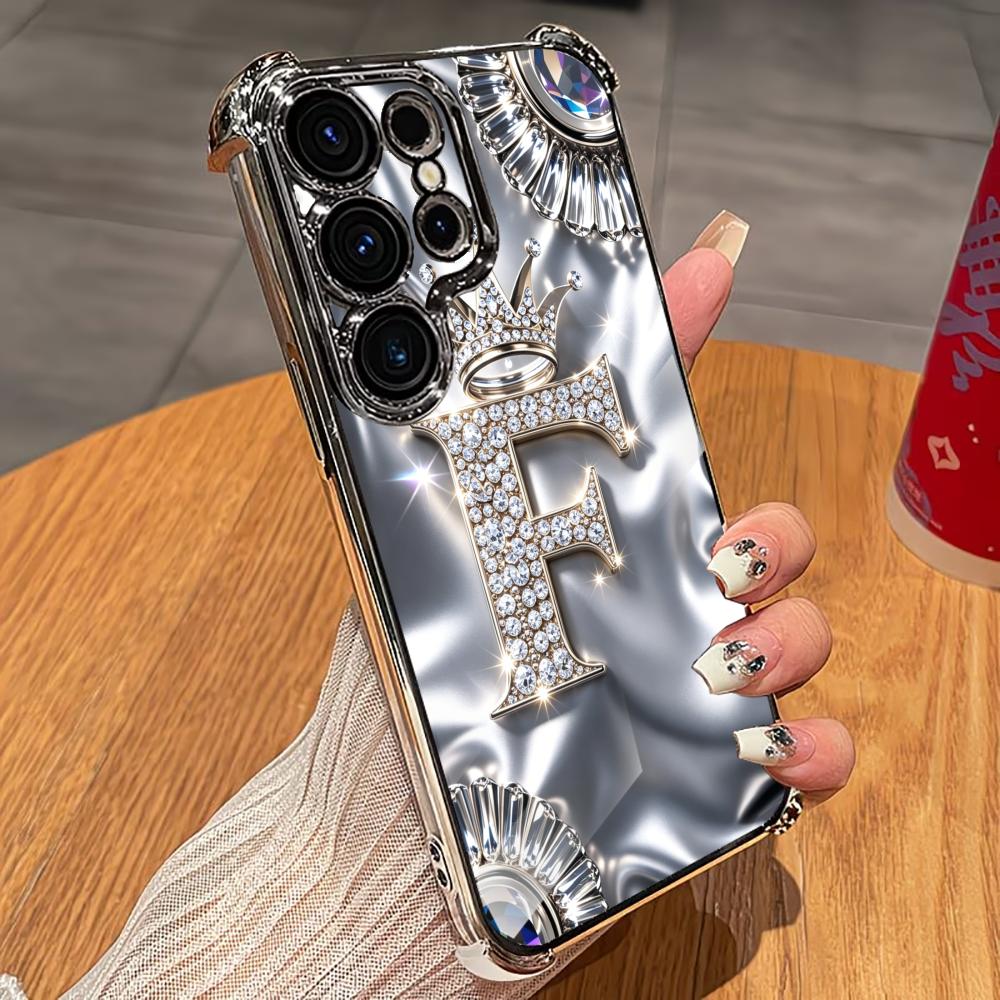Luxury Diamond Letter F phone  - Phone Cases Quad Lock 评论和价格