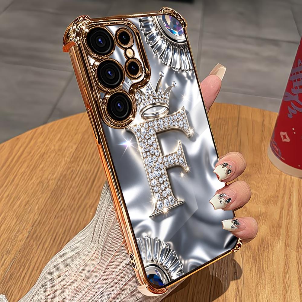 Luxury Diamond Letter F phone  - Phone Cases Quad Lock 评论和价格