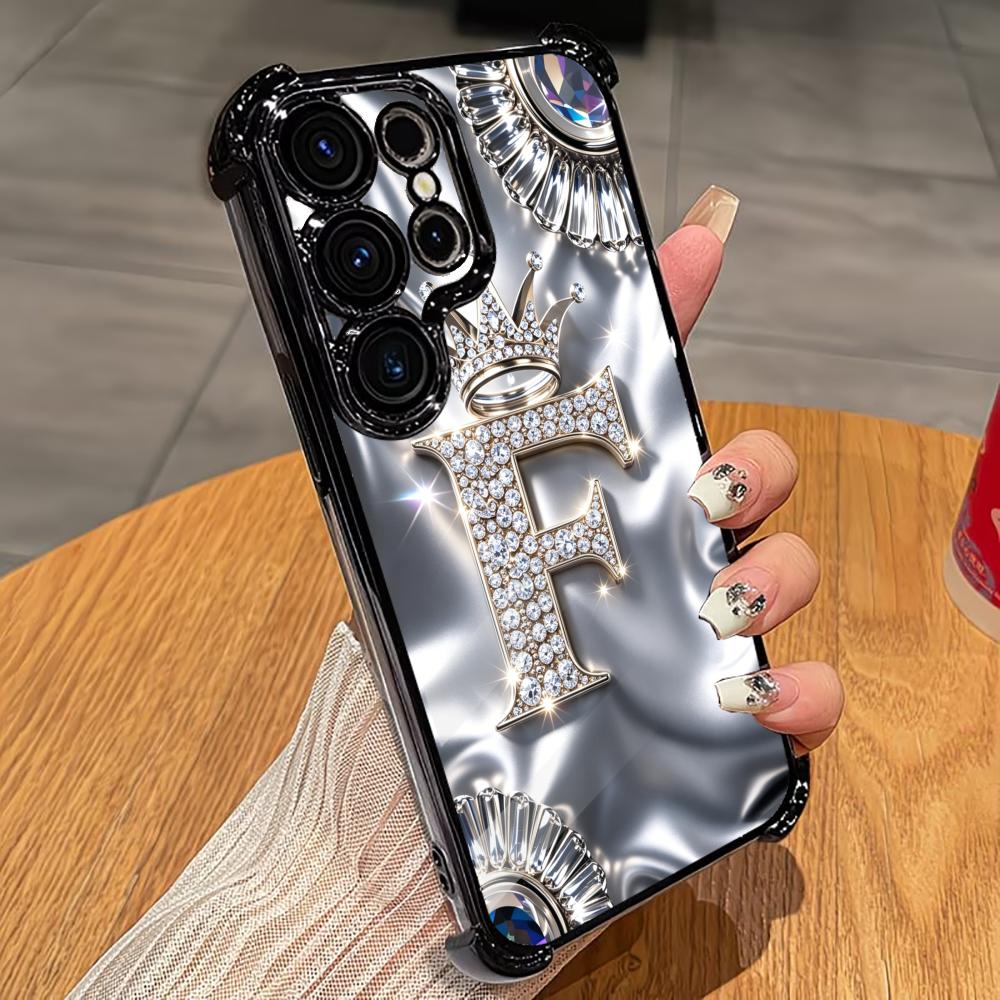 Luxury Diamond Letter F phone  - Phone Cases Quad Lock 评论和价格