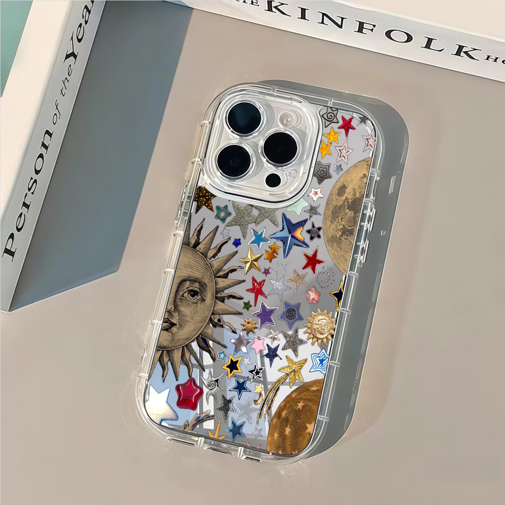 Celestial Gold Glitter Mirror  - Phone Cases Iphone 15 评论和价格