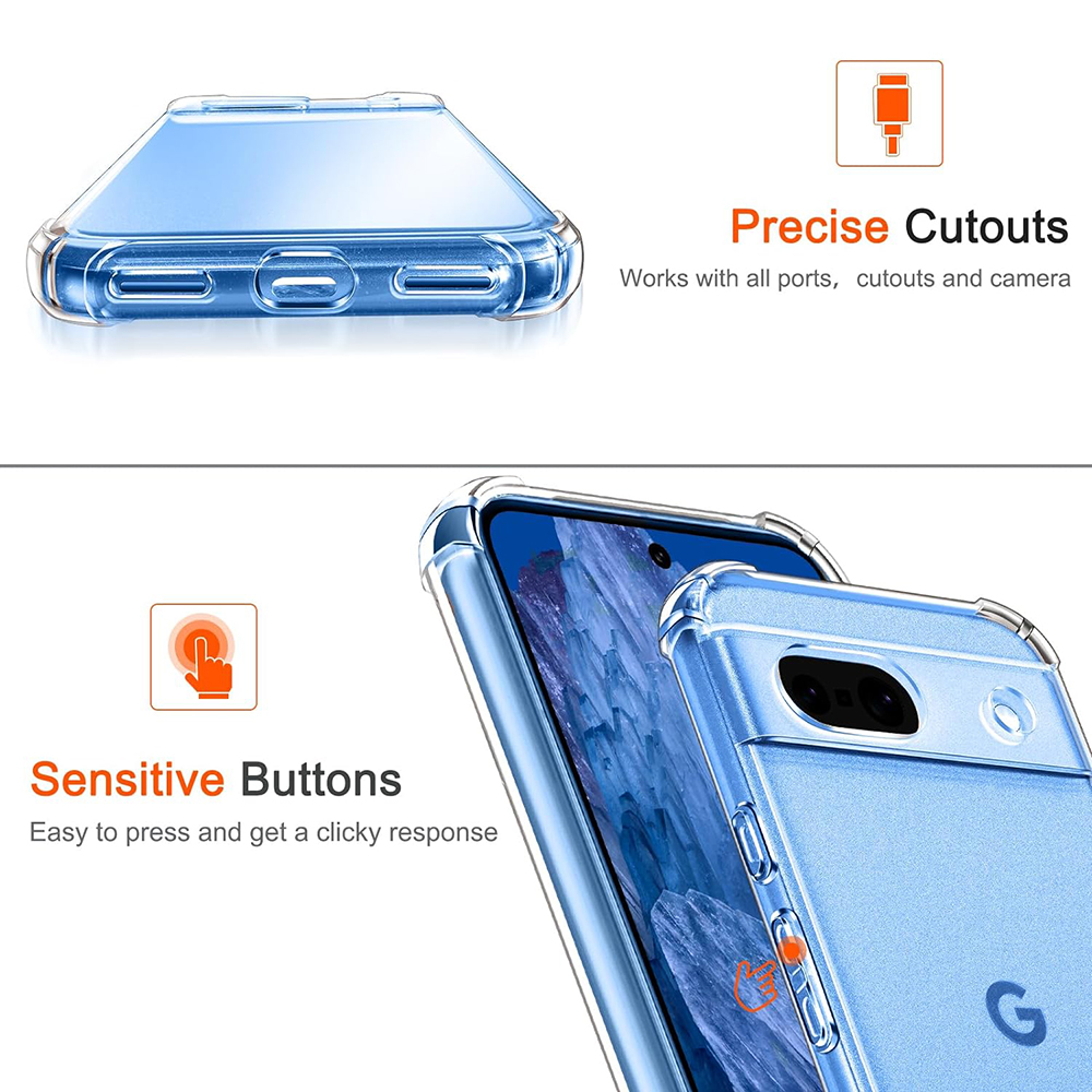 Thick Shockproof Silicone Soft - Phone Cases Google Pixel 9 评论和价格
