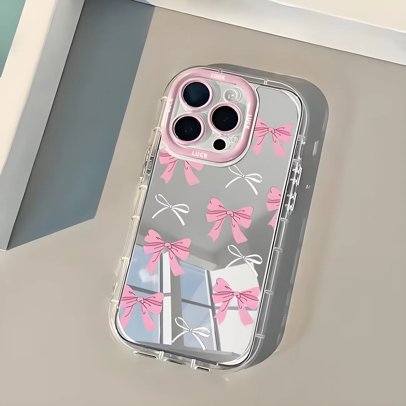 Simple Blue Pink Bow Girl Cute - Phone Cases For Girls 评论和价格