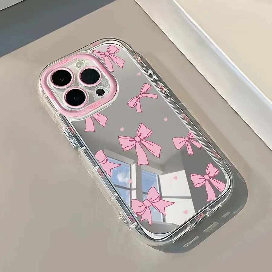Simple Blue Pink Bow Girl Cute - Phone Cases For Girls 评论和价格