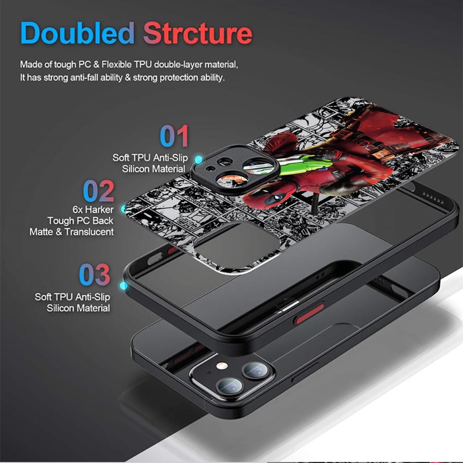 Marvel Funny Deadpool Case for - Phone Cases Iphone 15 评论和价格