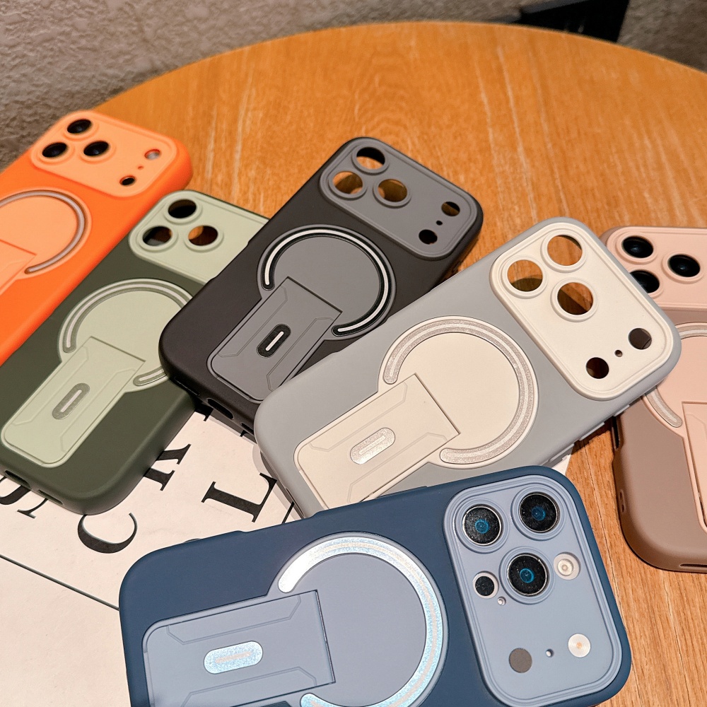 Luxury Matte Silicone Fold Hid - Phone Cases Rugged 评论和价格