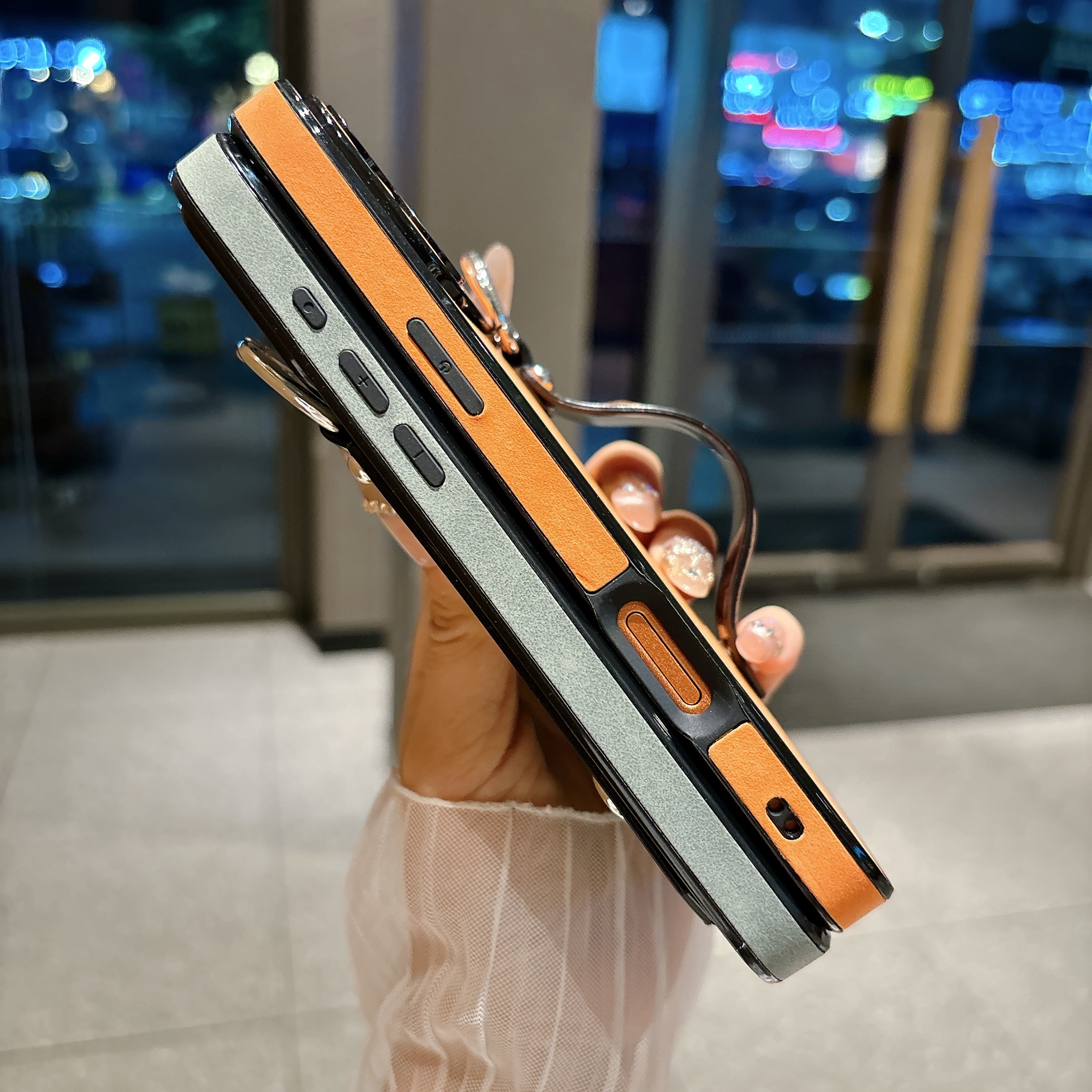 Suede Leather Wrist Strap Hold - Phone Cases Iphone 15 评论和价格
