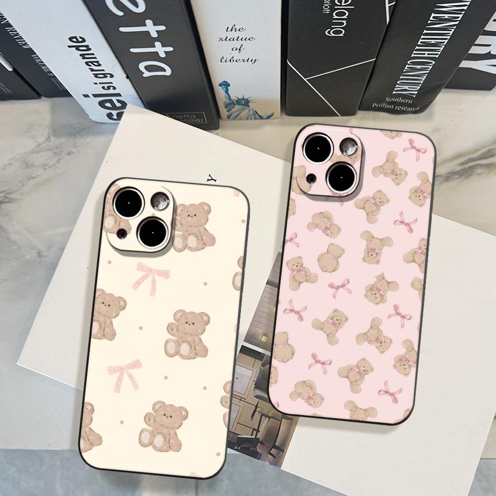 Teddy Bear Pink Yellow For Gir - Phone Cases For Girls 评论和价格