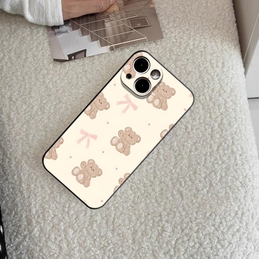 Teddy Bear Pink Yellow For Gir - Phone Cases For Girls 评论和价格
