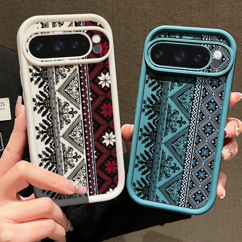 Vintage Totem Pattern Phone Ca - Phone Cases Google Pixel 9 评论和价格