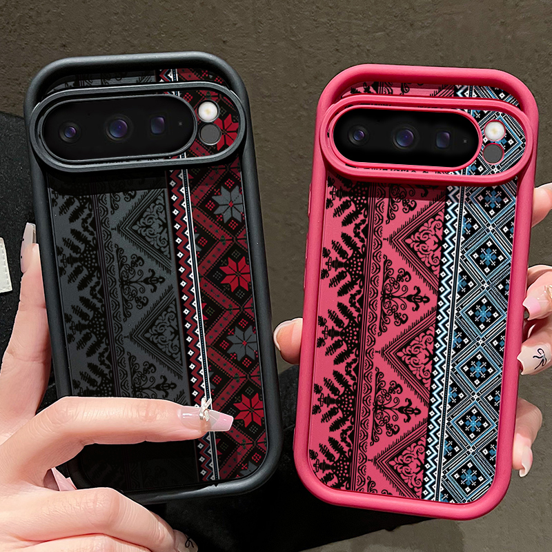 Vintage Totem Pattern Phone Ca - Phone Cases Google Pixel 9 评论和价格