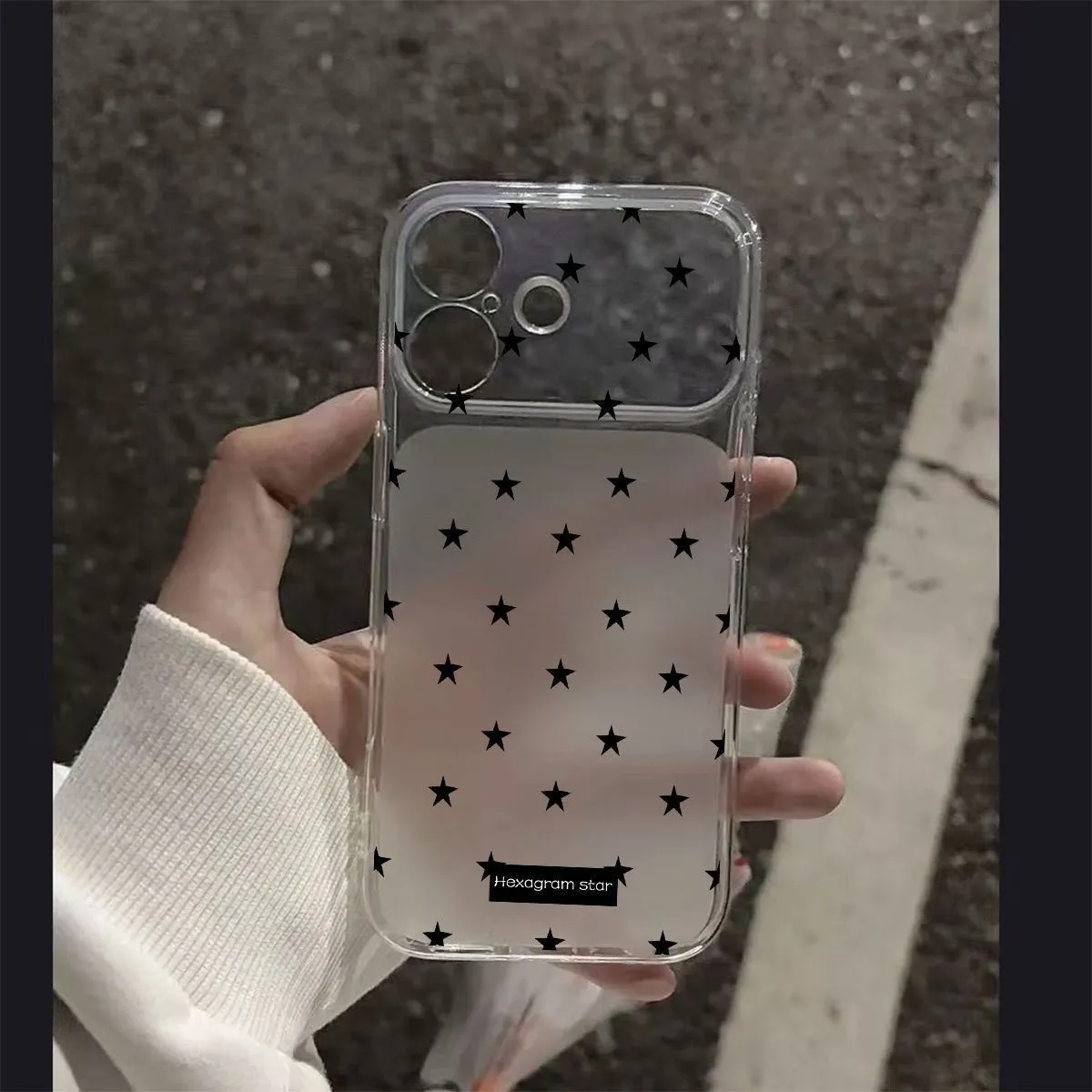 Full Screen Black Stars Niche  - Phone Cases For Girls 评论和价格