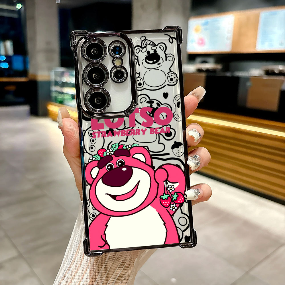 Lotso Strawberry Bear Silicone - Phone Cases Galaxy S25 评论和价格