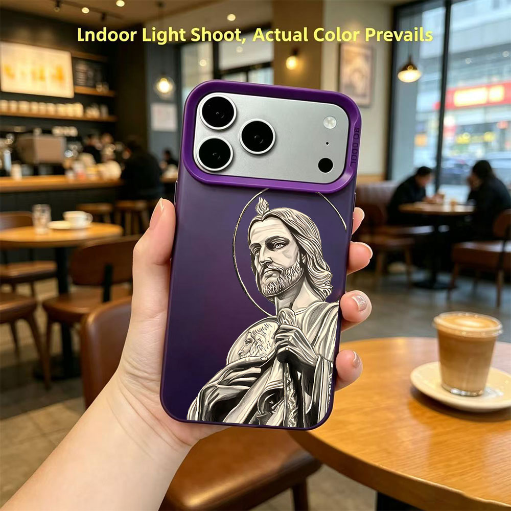 San Judas Tadeo Pattern Design - Phone Cases Iphone 15 评论和价格