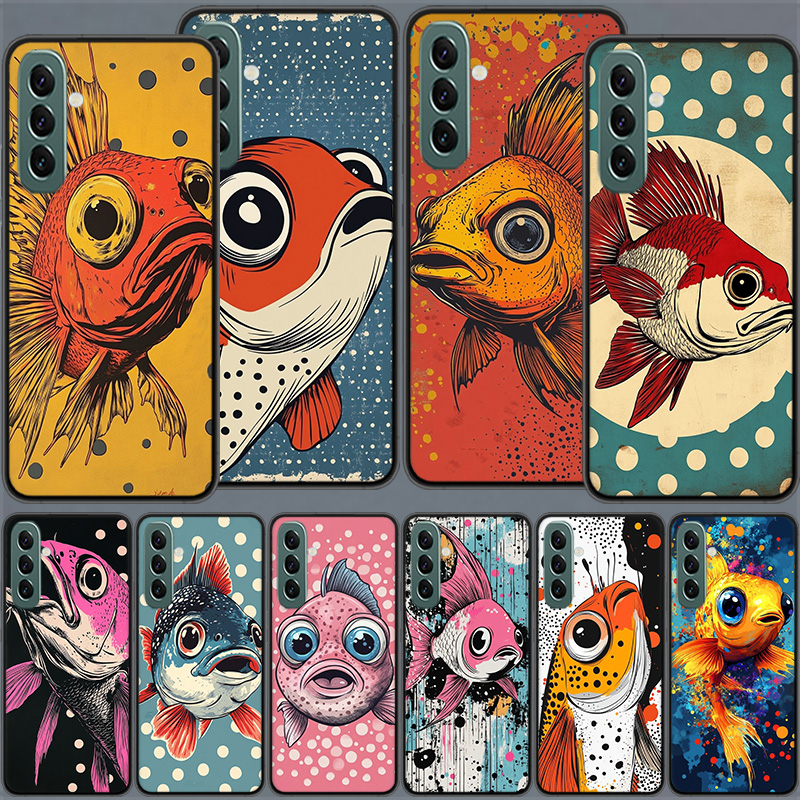 Pop Art Drawing Ideas Fish Pho - Phone Cases Drawing Ideas 评论和价格