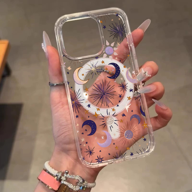 Romantic Sun Moon Stars Phone  - Phone Cases Iphone 15 评论和价格