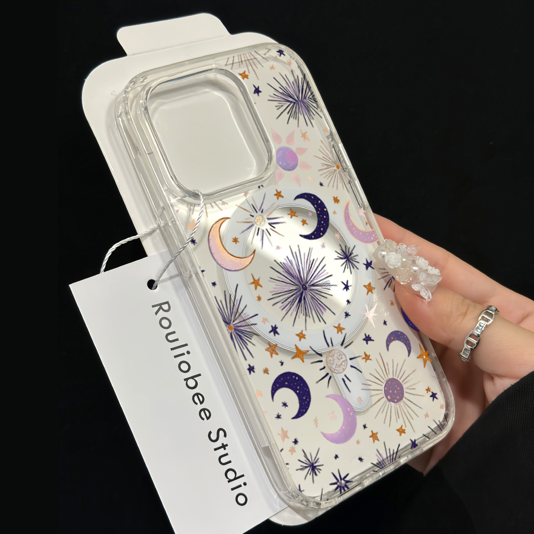 Romantic Sun Moon Stars Phone  - Phone Cases Iphone 15 评论和价格