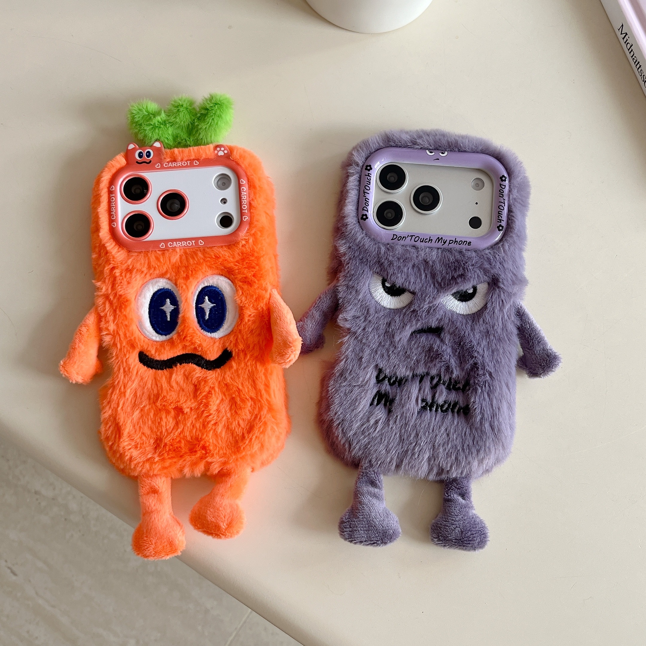 Cute Plush Phone Case with Qui - Phone Cases Iphone 15 评论和价格