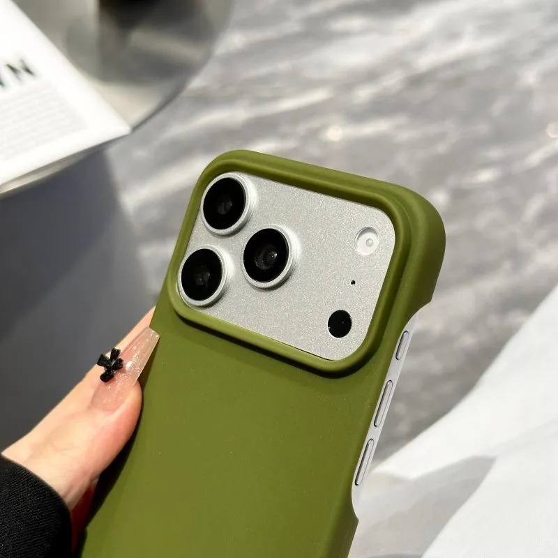 New Matte Solid Color Half Wra - Phone Cases Rugged 评论和价格